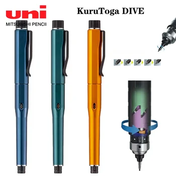 Оригинальный Японский механический карандаш Uni KuruToga M5-5000 С автоматическим распределением грифеля, Вращением грифельной сердцевины, автоматическим рисованием карандашом