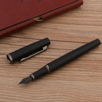 Авторучка роскошного качества 375 Матовый черный наконечник 0,7 мм Чернильная ручка Канцелярские принадлежности Студенческие канцелярские принадлежности