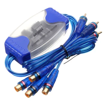 4-канальный Rca аудио фильтр подавления шума, изолятор контура заземления, автомобильная стереосистема