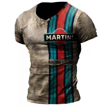 2023 Летняя новая мужская футболка с перекрестной каймой, горячая 3D цифровая печать, повседневный топ с коротким рукавом и круглым вырезом