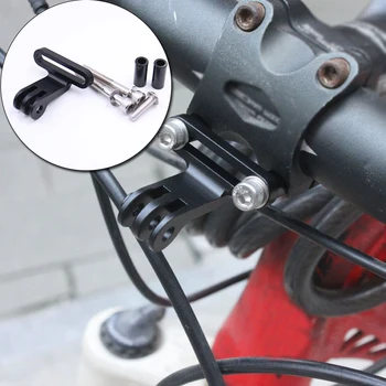 Велосипед Держатель велосипедного стержня Крепление спортивной камеры на руль для Gopro База Прочный алюминиевый сплав Черный Держатель велосипедной камеры