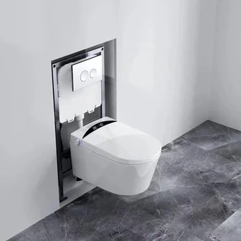 Настенный автоматический роскошный душ, туалет, умный туалет, ванная комната, тонкий электронный туалет