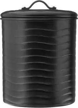 Шт. Волна Матовая черная, с комплектом канистр со свежими уплотнительными крышками, 8,5qt