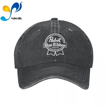Хлопчатобумажная кепка Pabst Blue Ribbon Для Мужчин И Женщин Gorras Snapback Caps Бейсбольные Кепки Casquette Dad Hat
