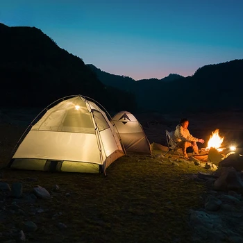 Палатка Открытый Двойной Кемпинг В Дикой Природе Профессиональная Простая Одиночная Походная Палатка Альпинизм Суперлегкий Кемпинг Защита От Дождя