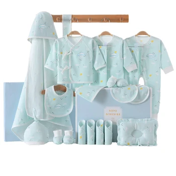 Комплект детской одежды для маленьких девочек, мягкая хлопковая одежда для новорожденных, зимний летний облачный костюм