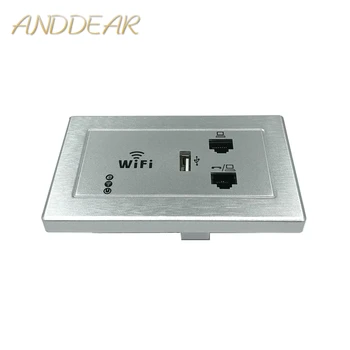 ANDDEAR white Wall AP высококачественная крышка Wi-Fi для гостиничного номера mini wall mount AP router точка доступа может поднять телефонную линию