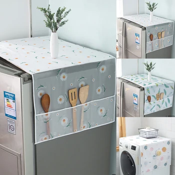Пылезащитный чехол для холодильника Практичный чехол для стиральной машины для кухни и ванной комнаты