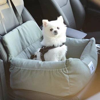 Съемная автомобильная конура, удобная автомобильная подушка для гнезда для маленьких/средних собак, водонепроницаемое сиденье для безопасности домашних животных, аксессуары для путешествий на открытом воздухе