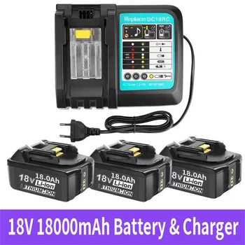 100% Для Makita 18V 6000mAh Аккумуляторная Батарея для Электроинструментов со светодиодной литий-ионной Заменой LXT BL1860B BL1860 BL1850