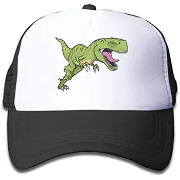 Молодежные Регулируемые Сетчатые шапки с динозавром Тираннозавр Рекс, бейсбольная кепка дальнобойщика, кепка для мальчиков и девочек, детские четыре сезона