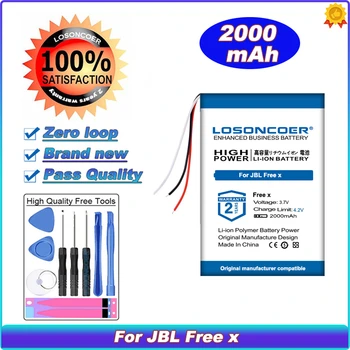 LOSONCOER 2000 мАч Аккумулятор Для JBL Бесплатно, Бесплатная Замена зарядного чехла X На 3-проводную батарею GSP853450