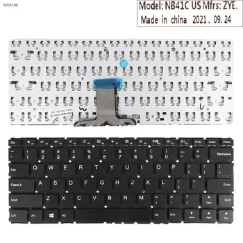 Американская Клавиатура для ноутбука Lenovo Yoga 510-14ISK 510-14IKB 510S-14IKB 510S-14ISK Черная Без рамки из фольги Маленький Ввод