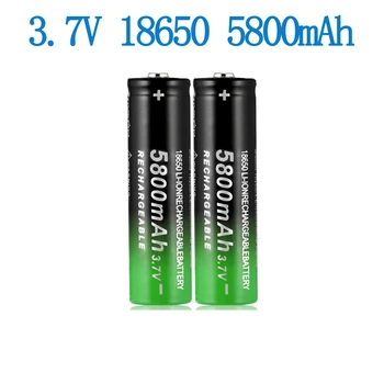 BTVYOK 100% новинка 3.7V Высококачественные 5800mAh 18650 литий-ионные аккумуляторы Аккумуляторная батарея Для Фонарика Бесплатная доставка