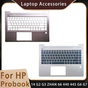 Новый Для HP Probook 14 G2 G3 ZHAN 66 440 445 G6 G7 Запасные Аксессуары Для ноутбуков Подставка для рук/Клавиатура С подсветкой L44589-001