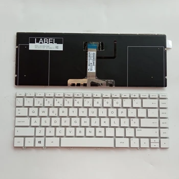 US/LA/PO Белая С Подсветкой, Новая клавиатура для ноутбука HP Spectre 13-AF 13-AF010CA 13-AF012DX 13-AF051NR