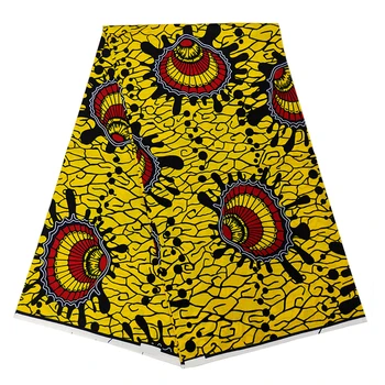Гарантированные настоящие африканские восковые принты Ткань Гана Стиль Анкара Восковая ткань Pagne 100% хлопок мягкие нигерийские ткани HS0320
