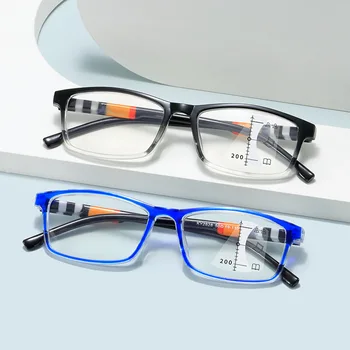 Легкие очки для чтения, ультралегкие очки для защиты глаз, Модные удобные прогрессивные очки для чтения с защитой от синего света