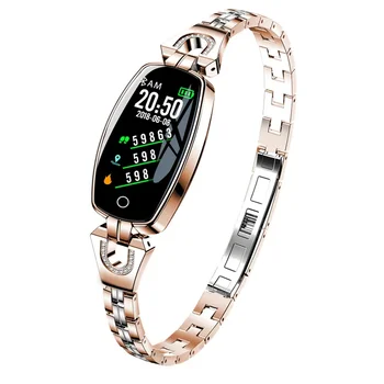 Смарт-часы H8, умный браслет, Reloj, монитор артериального давления, сердечного ритма, Фитнес-трекер, спортивный браслет для Android iOS Lady