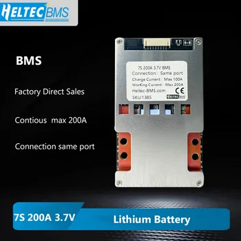 Heltec Оптовая Продажа 24V BMS 7S 200A Плата защиты Тройной литиевой батареи для электроинструментов мощностью 3000 Вт/мопедов/инвертора 24V 3000W