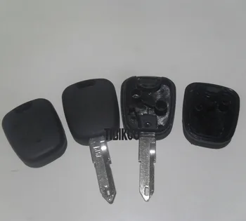 Пустой сменный чехол для автомобильных ключей Citroen C2, корпус ключа-транспондера Peugeot 206