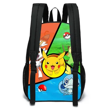 Мультфильм Аниме Пикачу Покемон Pokémon Модные красивые школьные сумки для учащихся начальной и средней школы