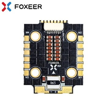 Foxeer Reaper Mini 128K 45A F0 BLHELI32 4в1 Бесщеточный ESC DSHOT1200 20x20 мм 3-6 S для RC FPV Гоночного Дрона Freestyle
