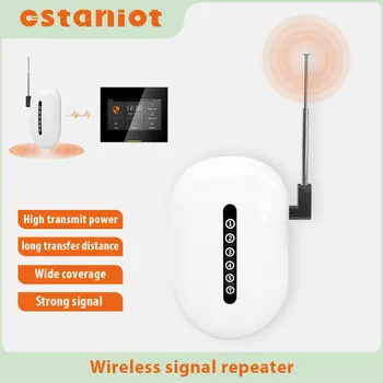 Повторитель сигнала Wi-Fi Беспроводной удлинитель 433 МГц, усилитель дальнего действия, безбарьерный Для домашней сигнализации, охранная система