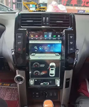 Мультимедийный плеер Tesla Screen Android для TOYOTA Land Cruiser Prado 2010 + Аудио Радио Стерео головное устройство GPS Навигация Carplay