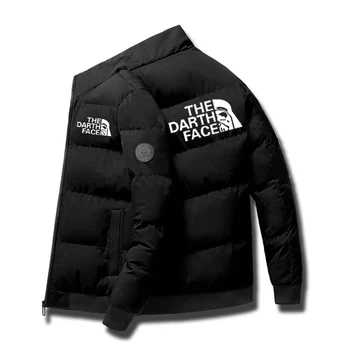 2022 Пальто со стоячим воротником, Осенняя куртка, Мужская куртка с хлопковой подкладкой, Корейская модная Уличная Повседневная куртка, Мужская модная одежда
