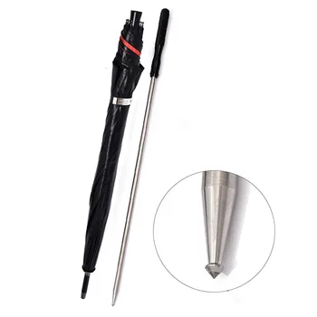 Зонт с длинной ручкой для самообороны, Многофункциональный Зонт с мечом для защиты от ультрафиолета, Ветрозащитный Прочный Зонтик от Разбитого окна автомобиля