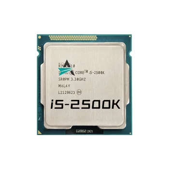 Б/у i5 2500 K Четырехъядерный процессор 3,3 ГГц LGA 1155 TDP 95 Вт 6 МБ Кэш-памяти с HD графикой i5-2500 K Настольный процессор i5-2500 K Бесплатная Доставка