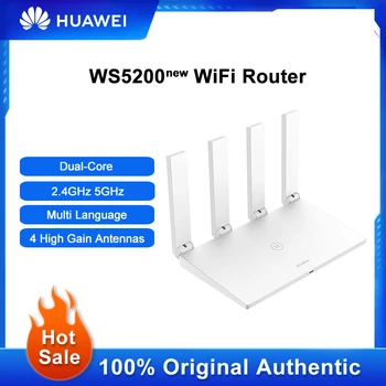 Huawei WS5200 WiFi Маршрутизатор Двухъядерный 2,4 ГГц 5 ГГц Гигабитный Ретранслятор сигнала 4 Антенны с высоким Коэффициентом усиления Усилитель беспроводной сети