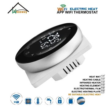 ЕС 220V16A регулятор температуры комнатный термостат для обогрева WIFI теплый пол для графеновой нагревательной пленки инфракрасный обогреватель