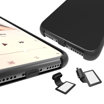 Порт для зарядки телефона Пылезащитный штекер, водонепроницаемая и защищающая от потери пылезащитная крышка, силиконовый пылезащитный штекер для Type C Micro USB IOS Iphone