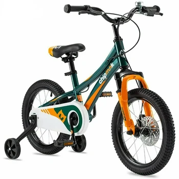 Велосипед для девочек 16 дюймов Explorer Велосипед с передней подвеской из алюминия с дисковыми тормозами Зеленый карбоновый тормозной ротор Adelin mm brak