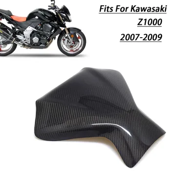Для Kawasaki Z1000 Z 1000 2007 2008 2009 Запчасти и Аксессуары из Углеродного Волокна, Защитная крышка топливного бака мотоцикла