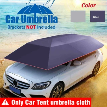 Летний Автомобильный чехол-козырек, Автомобильный складной защитный зонт, крыша автомобиля, наружная палатка, ткань Оксфорд от ультрафиолета без кронштейна