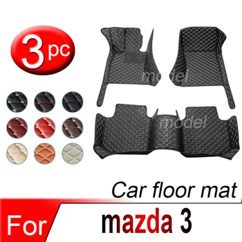 Автомобильные коврики для Mazda 3 2010 2011 2012 2013 Пользовательские Автоматические накладки для Ног Автомобильный Ковер Аксессуары для интерьера