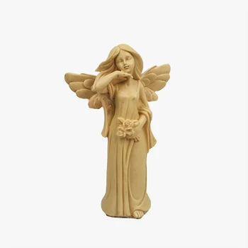 3D Богиня, Девушка-Ангел с Крыльями, Формы для художественных Свечей, Гипсовая Глиняная форма, Свеча, Силиконовая форма, изделия из смолы TS0239