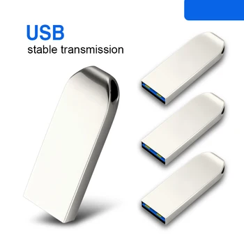 Мини Металлический 2,0 USB Флэш-Накопитель 64 ГБ 32 ГБ Высокоскоростной Флешки 128 ГБ Memory Stick Запоминающее Устройство USB-Накопитель