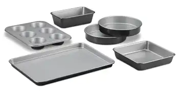Набор классических металлических форм для выпечки Cuisinart Chef's Classic из 6 предметов с антипригарным покрытием