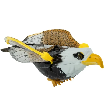 Электрический парящий орел Пластиковая подвесная модель птицы для сада, парка, фермы, угрожающего изгнания, охотничьих декоративных инструментов
