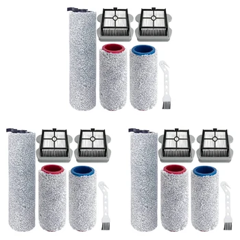 3 Комплекта запасных частей Роликовая щетка, фильтры HEPA, совместимые с пылесосом Roborock Dyad U10 для влажной и сухой уборки