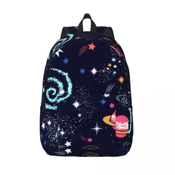 Рюкзак Galaxy Space Stars Унисекс, Дорожная сумка, школьный ранец, Сумка для книг, Mochila