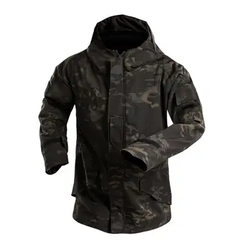Тактическая куртка G8, Ветровка, водонепроницаемое теплое флисовое пальто с капюшоном, одежда для пеших прогулок, Охоты, Камуфляжная армейская военная куртка
