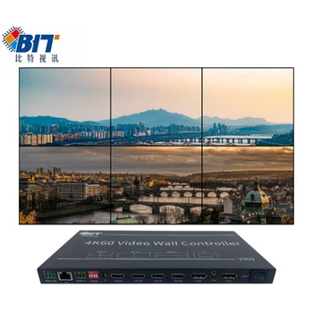 Горячая продажа Поддержка ИК 3D RS232 8K 4K TV 1x4 3x3 2x2 4x4 HDMI Видеостенный контроллер