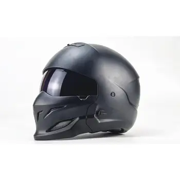 Многоцелевой мотоциклетный шлем Scorpion Ретро, устойчивый к ультрафиолетовому излучению, сильная амортизация, Ретро-оборудование для верховой езды с открытым лицом