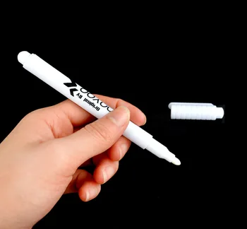 ​Белый маркер для школьной офисной доски, легко стираемый со стеклянных окон, маркеры для классной доски, белая жидкая ручка