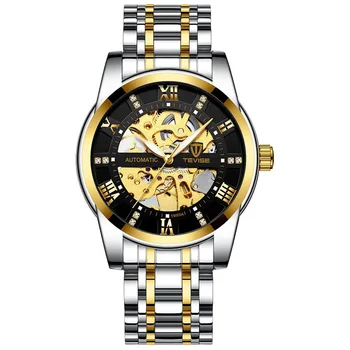 Модные брендовые механические часы, Мужские Деловые Простые Автоматические наручные часы, Мужские спортивные водонепроницаемые часы Reloj Hombre, НОВИНКА